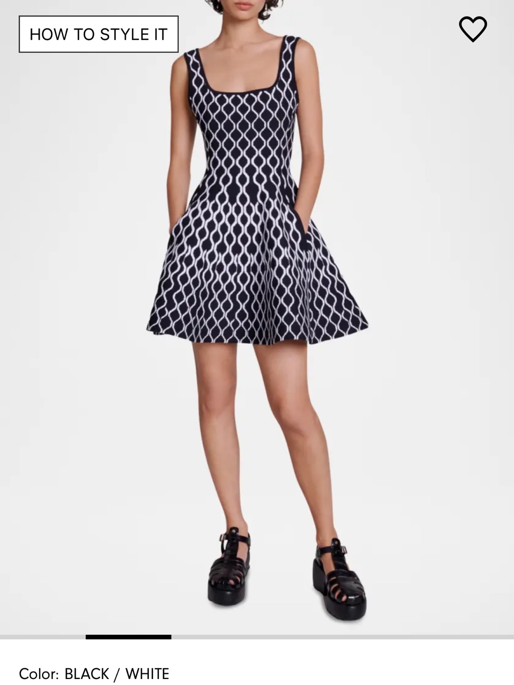 Maje Russel Knit Dress